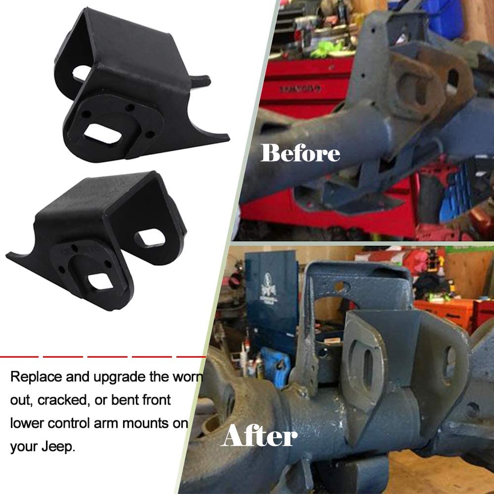 For 19842006 Jeep TJ XJ ZJ MJ Mountainpeak Front Lower Control Arm Br