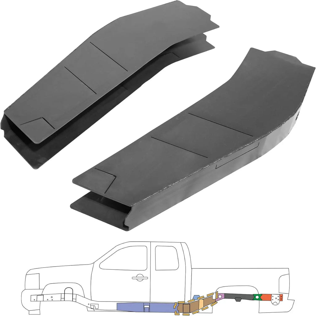 For 2007-2014 Chevy Silverado 1500 GMC Sierra 1500 Ext & Crew Cab Mid Rear Frame Repair Kit - Mountainpeak