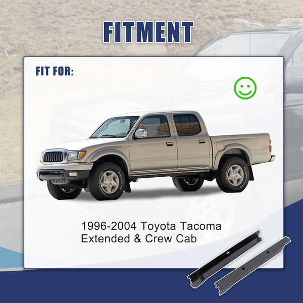 For Toyota Tacoma 1996-2004 Mid Frame Rust Repair - Extended & Crew Cab 2WD-7