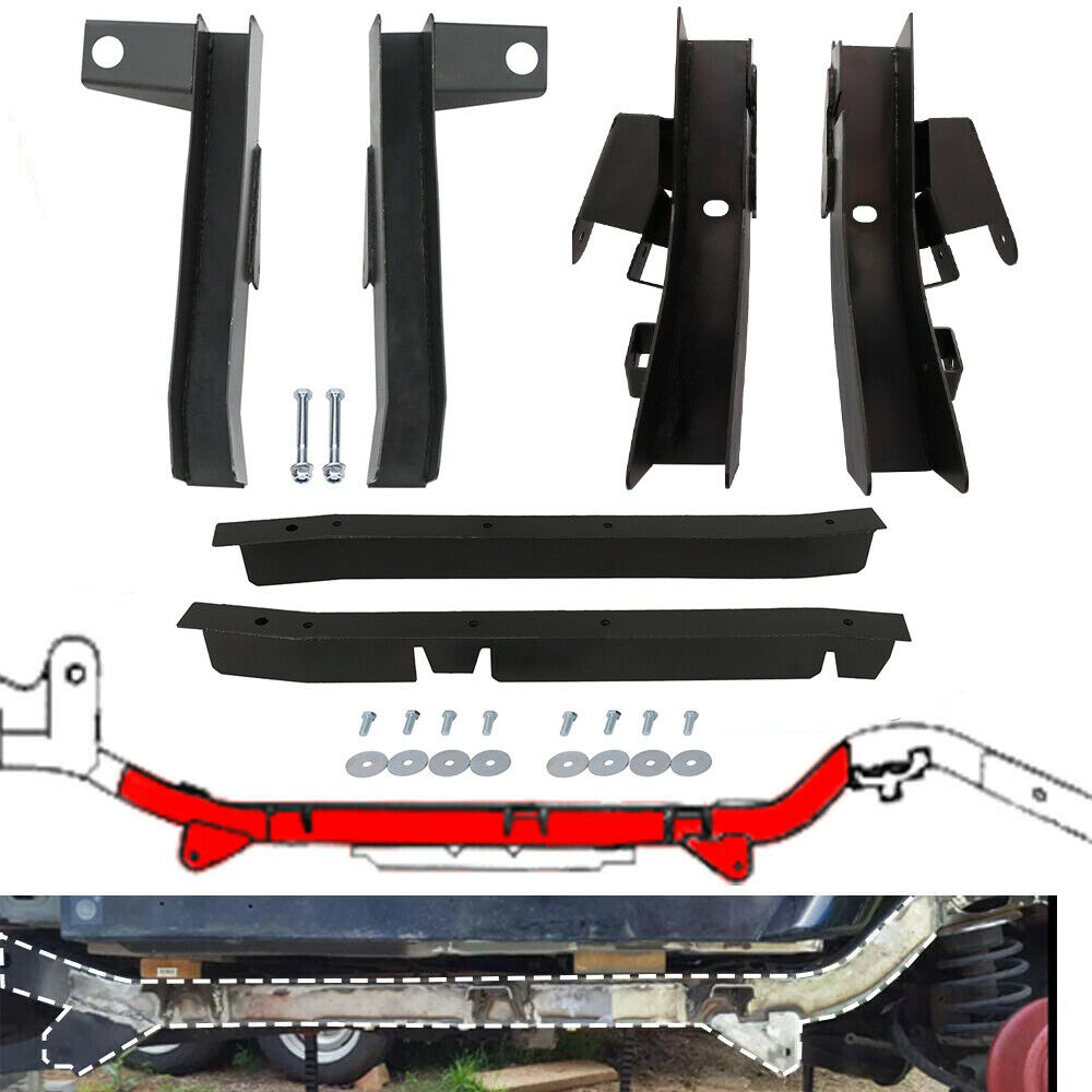 For 2003-2006 Jeep Wrangler TJ Rear Trail Arm Driver Passenger Center Skid Plate and Front Trail Arm Frame Rust Repair-5